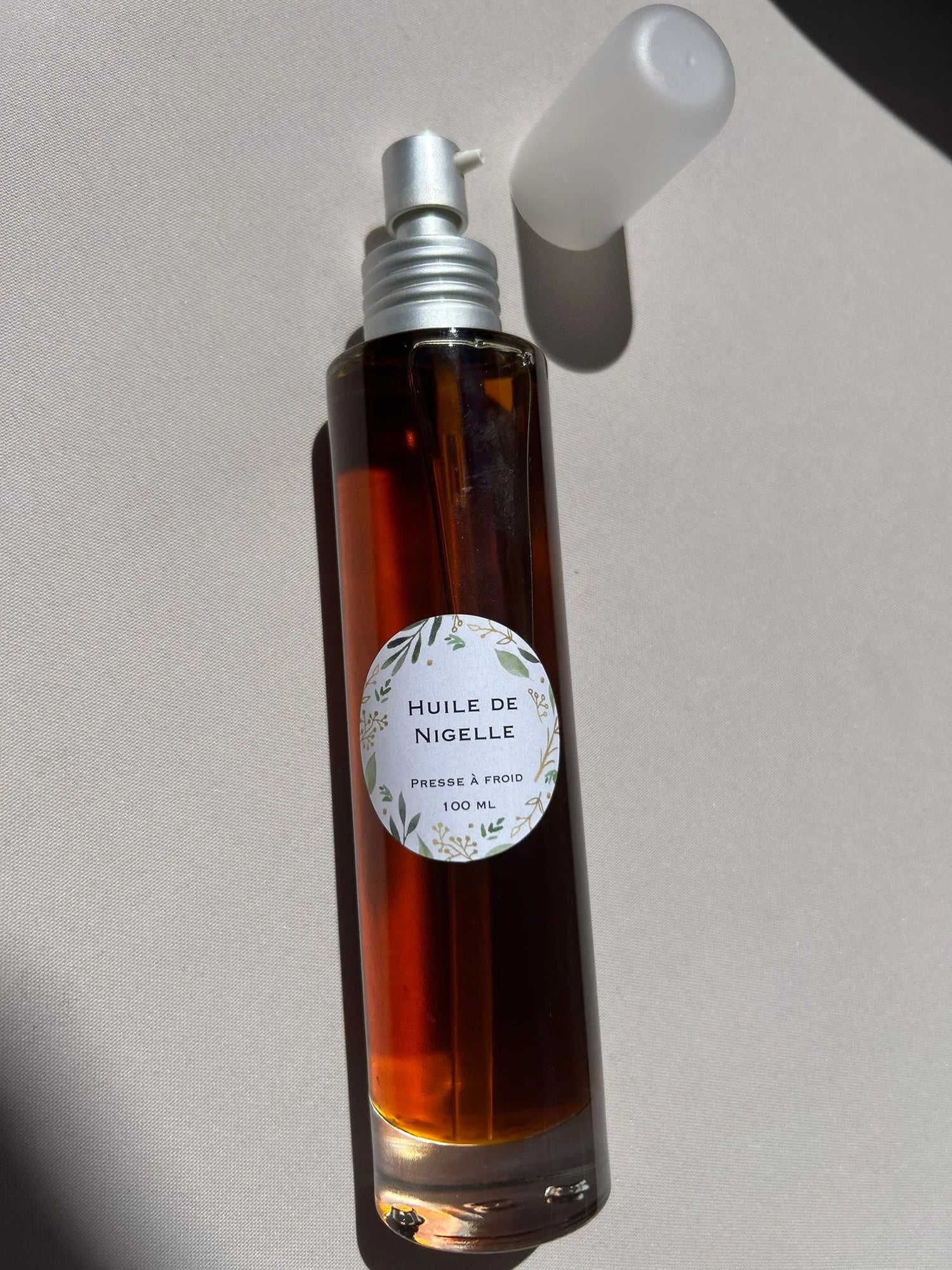 Huile de Nigelle Habachiya BIO – Pressée à Froid 100 ml