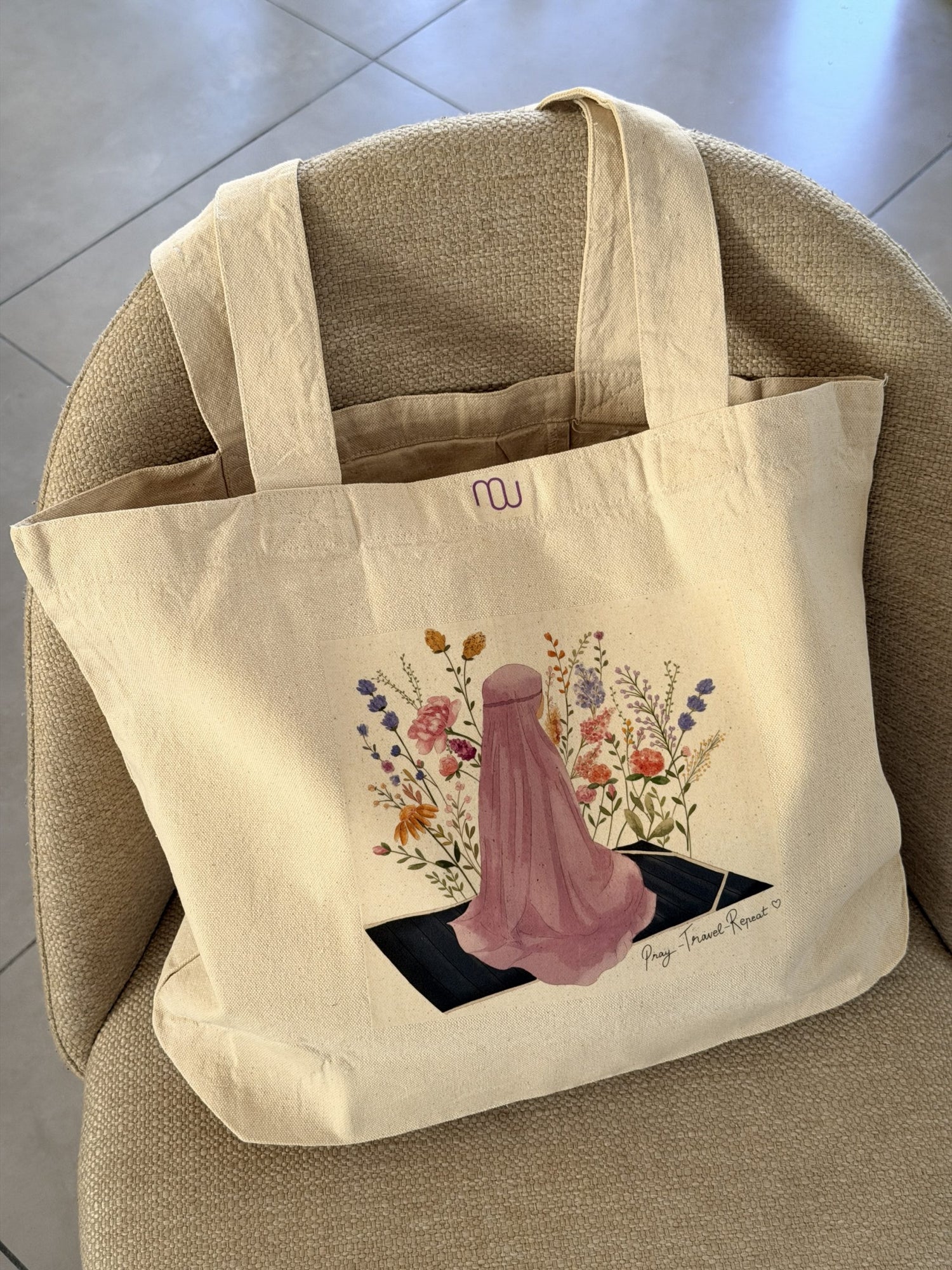 Tote Bag Exclusif MyMuslimMood – Édition Printemps