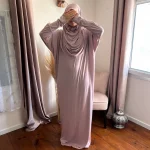 Robe de priere Istanbul rose de face