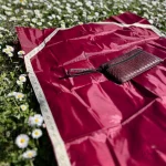 Tapis de priere ultra compact premium bordeaux