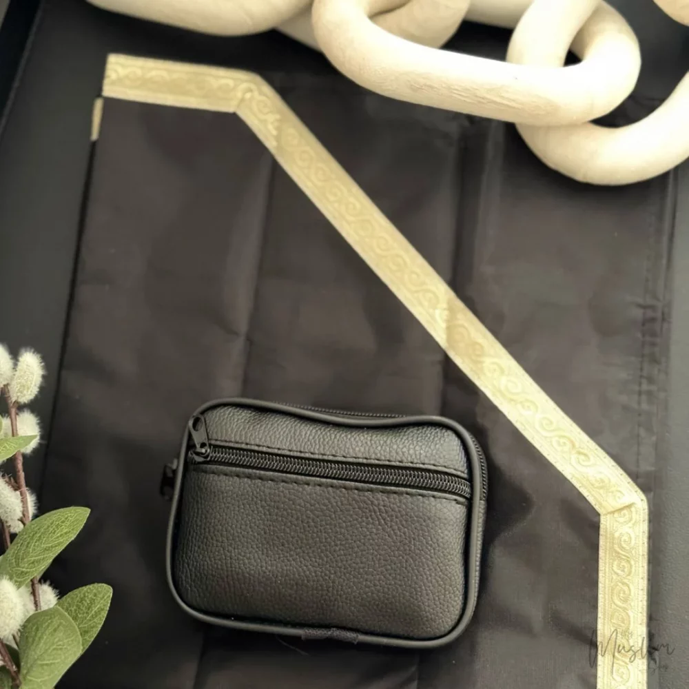 Tapis de prière ultra compact premium noir