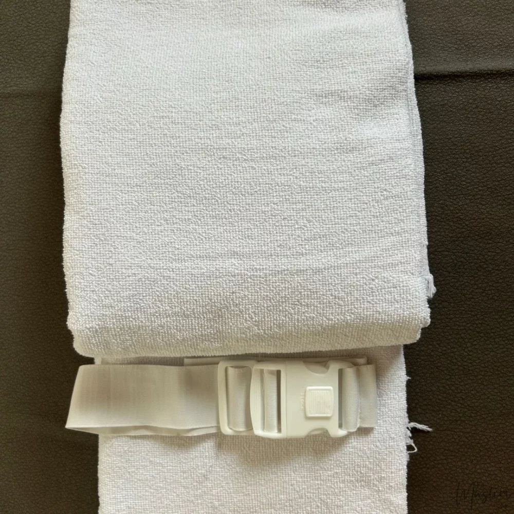 Tissus Ihram deux pièces vue de près du tissus