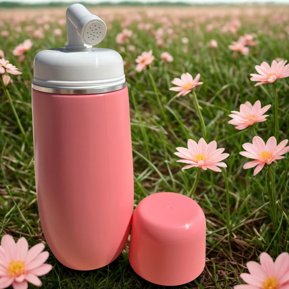 Bidet ablution portable. Compact et pratique rose (2)