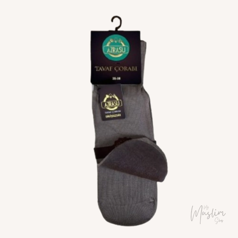 Chaussettes antidérapantes opaques femmes marron