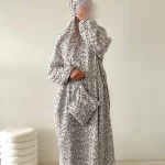 Ensemble de prière Kuala lumpur bleue fleurie