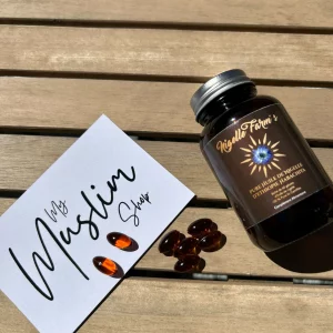 Gélules de graines de nigelle BIO vue de face