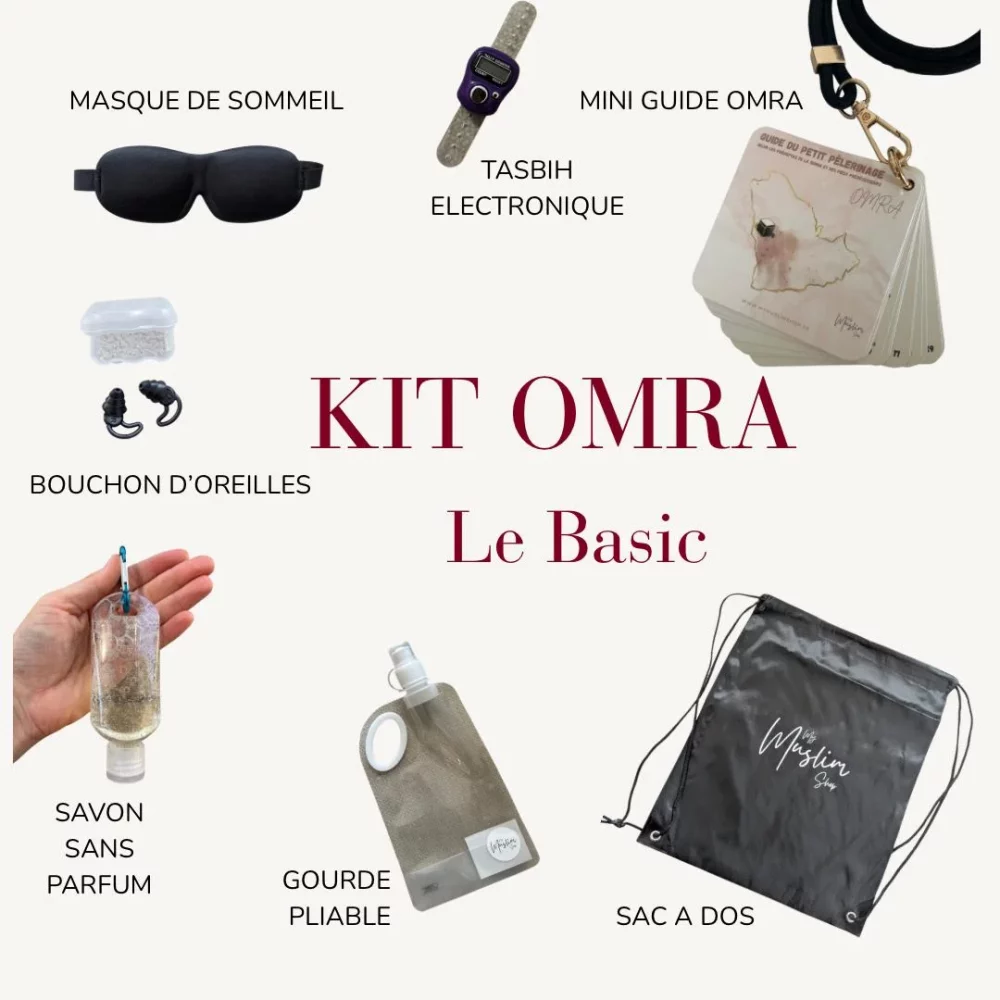 Kit Omra basic - L’essentiel pour voyager léger et serein