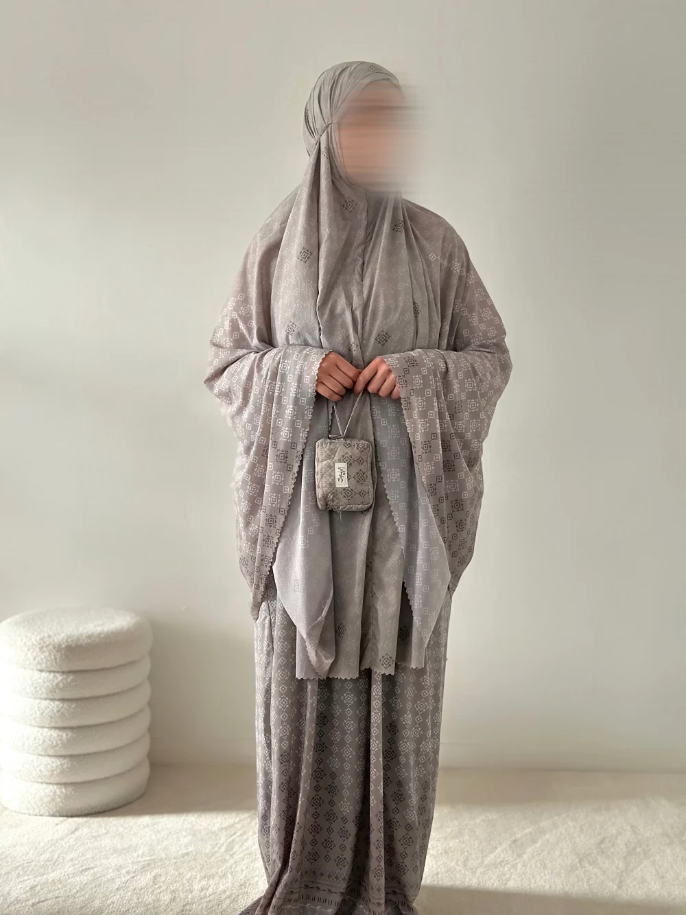 Ensemble de prière Bali vert motif