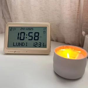 Horloge Adhan Al-Fatiha couleur dorée