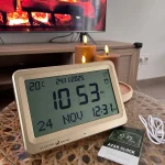 Horloge Adhan Al-Fatiha dorée face