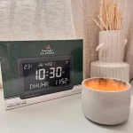 Horloge Adhan Al-Fatiha noire dans sa boite