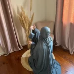 Ensemble de priere Bali bleu-1