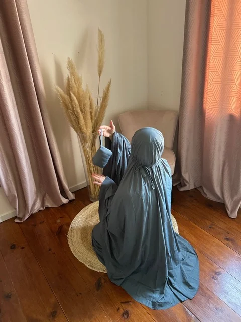 Ensemble de priere Bali bleu-1