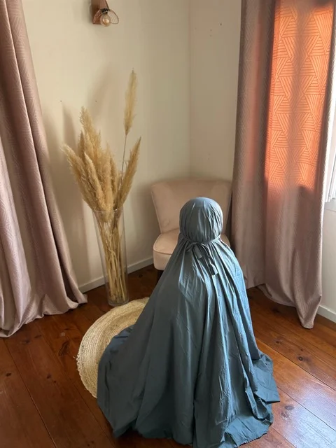 Ensemble de priere Bali bleu