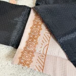 Tapis de Prière Enroulable - Antidérapant & Imperméable | Beige Abricot Élégant -2