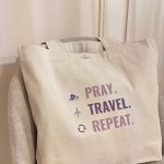 Tote bag Trale repeat violet