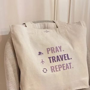 Tote bag Trale repeat violet