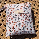 Robe kuala lumpur fleurie blanc et terracotta