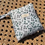 Robe kuala lumpur fleurie blanc et verte