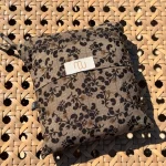 Robe kuala lumpur marron fleurie